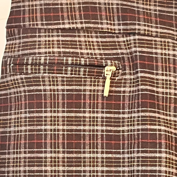 Soho Dark Black and Grey Checkered Pants - Picture 3 of 8